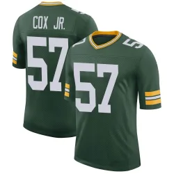 Green Bay Packers Men's Limited Green Classic Jersey (57 Brenton Cox Jr.)