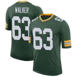 Green Bay Packers Men's Limited Green Classic Jersey (63 Rasheed Walker)