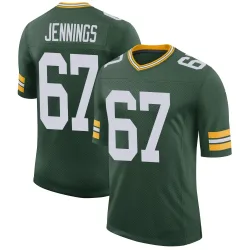 Green Bay Packers Men's Limited Green Classic Jersey (67 Donovan Jennings)