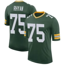 Green Bay Packers Men's Limited Green Classic Jersey (75 Sean Rhyan)