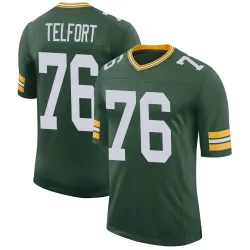 Green Bay Packers Men's Limited Green Classic Jersey (76 Kadeem Telfort)