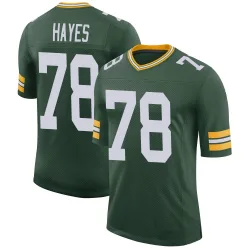 Green Bay Packers Men's Limited Green Classic Jersey (78 Marquis Hayes)