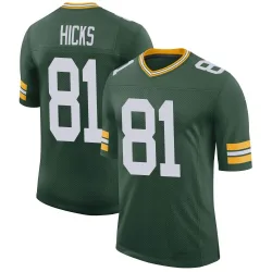 Green Bay Packers Men's Limited Green Classic Jersey (81 Julian Hicks)