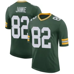 Green Bay Packers Men's Limited Green Classic Jersey (82 Jadon Janke)