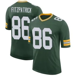Green Bay Packers Men's Limited Green Classic Jersey (86 John FitzPatrick)