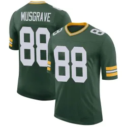 Green Bay Packers Men's Limited Green Classic Jersey (88 Luke Musgrave)