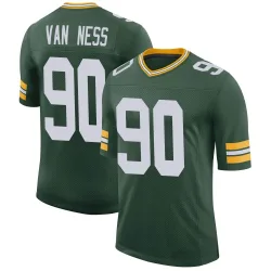 Green Bay Packers Men's Limited Green Classic Jersey (90 Lukas Van Ness)