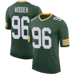 Green Bay Packers Men's Limited Green Classic Jersey (96 Colby Wooden)