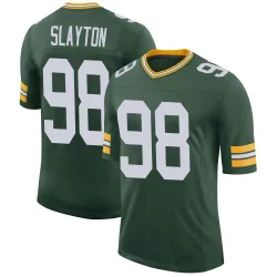 Green Bay Packers Men's Limited Green Classic Jersey (98 Chris Slayton)