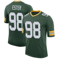 Green Bay Packers Men's Limited Green Classic Jersey (98 James Ester)