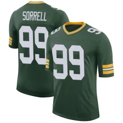 Green Bay Packers Men's Limited Green Classic Jersey (99 Barryn Sorrell)