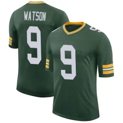 Green Bay Packers Men's Limited Green Classic Jersey (9 Christian Watson)