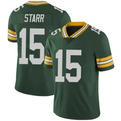 Green Bay Packers Men's Limited Green Team Color Vapor Untouchable Jersey (15 Bart Starr)