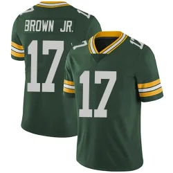 Green Bay Packers Men's Limited Green Team Color Vapor Untouchable Jersey (17 Sam Brown Jr.)
