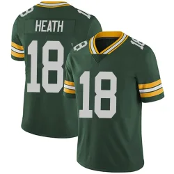 Green Bay Packers Men's Limited Green Team Color Vapor Untouchable Jersey (18 Malik Heath)