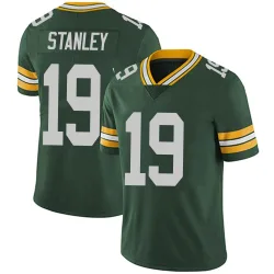 Green Bay Packers Men's Limited Green Team Color Vapor Untouchable Jersey (19 Dimitri Stanley)