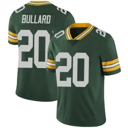 Green Bay Packers Men's Limited Green Team Color Vapor Untouchable Jersey (20 Javon Bullard)