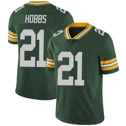 Green Bay Packers Men's Limited Green Team Color Vapor Untouchable Jersey (21 Nate Hobbs)