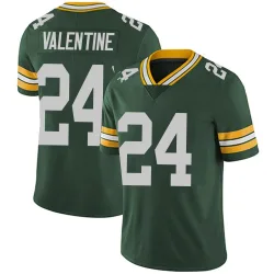 Green Bay Packers Men's Limited Green Team Color Vapor Untouchable Jersey (24 Carrington Valentine)