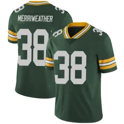 Green Bay Packers Men's Limited Green Team Color Vapor Untouchable Jersey (38 Ellis Merriweather)