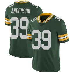 Green Bay Packers Men's Limited Green Team Color Vapor Untouchable Jersey (39 Zayne Anderson)