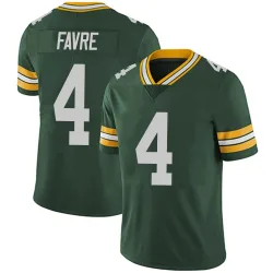 Green Bay Packers Men's Limited Green Team Color Vapor Untouchable Jersey (4 Brett Favre)