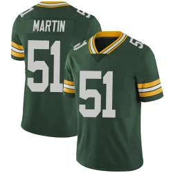 Green Bay Packers Men's Limited Green Team Color Vapor Untouchable Jersey (51 Jeremiah Martin)