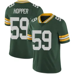 Green Bay Packers Men's Limited Green Team Color Vapor Untouchable Jersey (59 Ty'Ron Hopper)