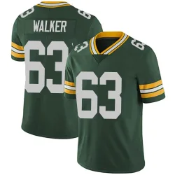 Green Bay Packers Men's Limited Green Team Color Vapor Untouchable Jersey (63 Rasheed Walker)