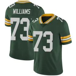 Green Bay Packers Men's Limited Green Team Color Vapor Untouchable Jersey (73 John Williams)