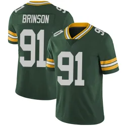 Green Bay Packers Men's Limited Green Team Color Vapor Untouchable Jersey (91 Warren Brinson)