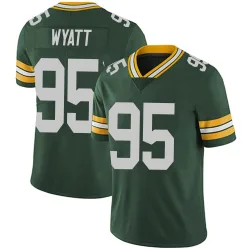 Green Bay Packers Men's Limited Green Team Color Vapor Untouchable Jersey (95 Devonte Wyatt)