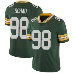 Green Bay Packers Men's Limited Green Team Color Vapor Untouchable Jersey (98 Keonte Schad)
