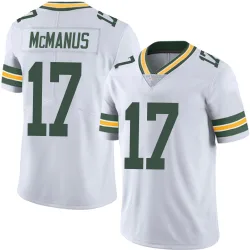 Green Bay Packers Men's Limited White Vapor Untouchable Jersey (17 Brandon McManus)