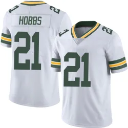 Green Bay Packers Men's Limited White Vapor Untouchable Jersey (21 Nate Hobbs)