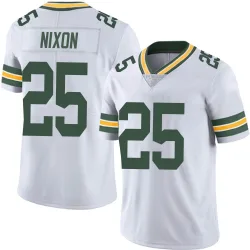 Green Bay Packers Men's Limited White Vapor Untouchable Jersey (25 Keisean Nixon)