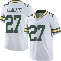 Green Bay Packers Men's Limited White Vapor Untouchable Jersey (27 Kitan Oladapo)