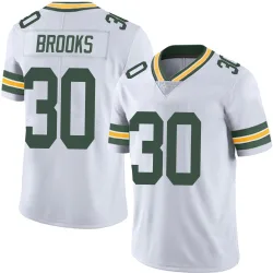 Green Bay Packers Men's Limited White Vapor Untouchable Jersey (30 Chris Brooks)