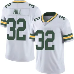 Green Bay Packers Men's Limited White Vapor Untouchable Jersey (32 Kylin Hill)