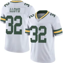 Green Bay Packers Men's Limited White Vapor Untouchable Jersey (32 MarShawn Lloyd)