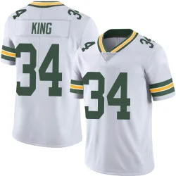 Green Bay Packers Men's Limited White Vapor Untouchable Jersey (34 Kalen King)