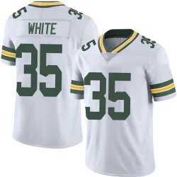 Green Bay Packers Men's Limited White Vapor Untouchable Jersey (35 Jalen White)