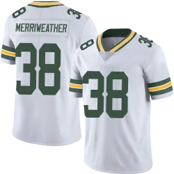 Green Bay Packers Men's Limited White Vapor Untouchable Jersey (38 Ellis Merriweather)