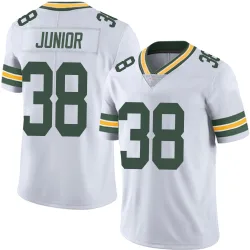 Green Bay Packers Men's Limited White Vapor Untouchable Jersey (38 Gregory Junior)
