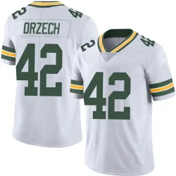 Green Bay Packers Men's Limited White Vapor Untouchable Jersey (42 Matt Orzech)