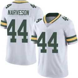 Green Bay Packers Men's Limited White Vapor Untouchable Jersey (44 Brayden Narveson)