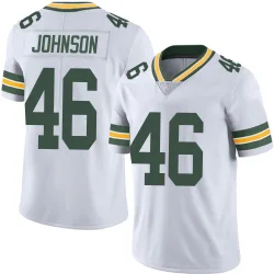 Green Bay Packers Men's Limited White Vapor Untouchable Jersey (46 Amar Johnson)