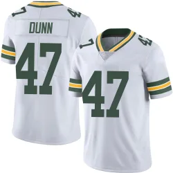 Green Bay Packers Men's Limited White Vapor Untouchable Jersey (47 Isaiah Dunn)