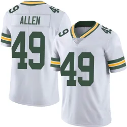 Green Bay Packers Men's Limited White Vapor Untouchable Jersey (49 Austin Allen)