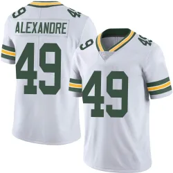 Green Bay Packers Men's Limited White Vapor Untouchable Jersey (49 Deslin Alexandre)